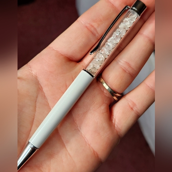3 Crystal Pens! Clear Quartz, Turquoise, Amethyst - Picture 6 of 9